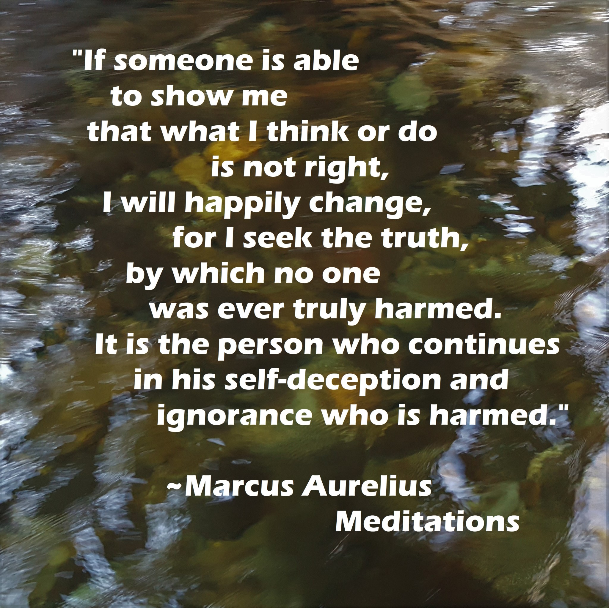 Marcus Aurelius - I will happily change